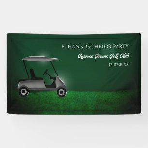 Golfspieler Junggesellenabschied - Gröner Golfwage Banner
