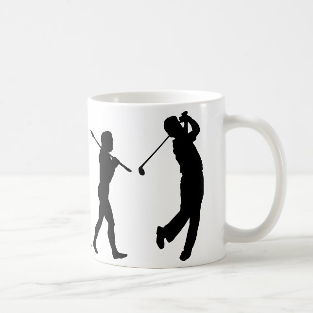 Golfspieler Kaffeetasse (Rechts)