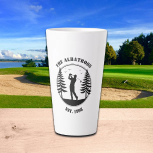Golfspieler Kiefern Name hinzufügen  Milchtasse
