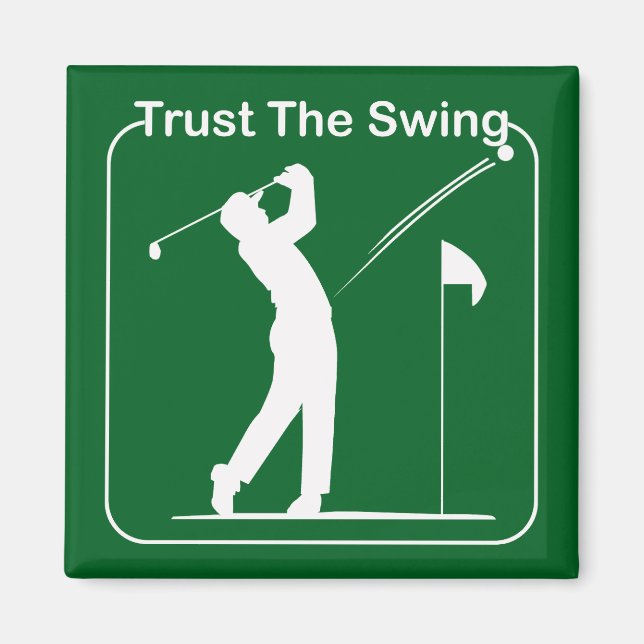 Golfspieler Magnet (Vorne)