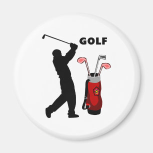 Golfspieler Magnet