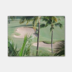 Golfspieler Post-it Klebezettel