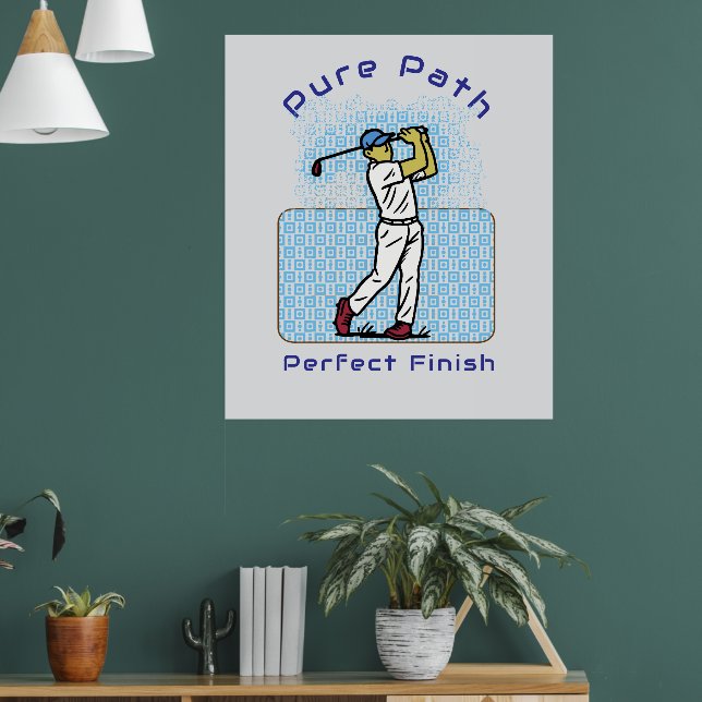 Golfspieler Poster (Wohnzimmer 1)