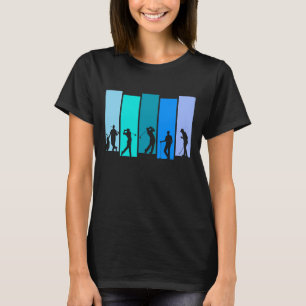 Golfspieler-Silhouette T-Shirt