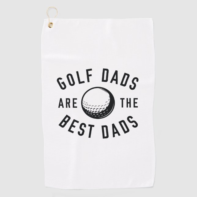 Golfspieler sind die besten Vater für Väter Golfhandtuch (Vorderseite)
