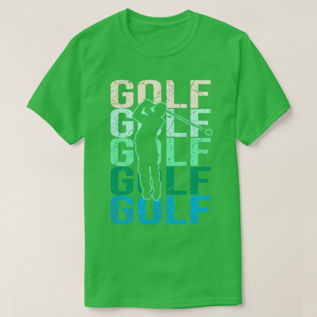 Golfspieler T-Shirt (Design vorne)