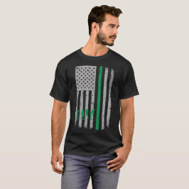 Golfspieler US-Flagge T-Shirt