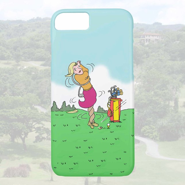 Golfspielerin Case-Mate iPhone Hülle (Von Creator hochgeladen)