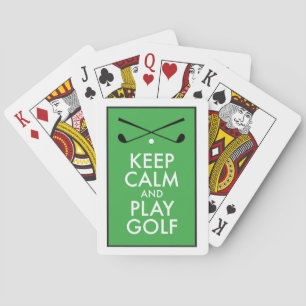 Golfspielkarten Spielkarten