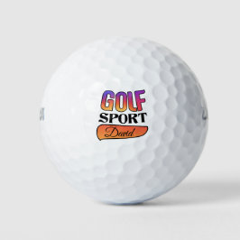 Golfsport bietet einen individuellen Golfball
