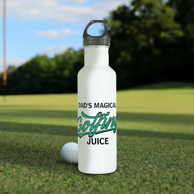 Golfsport Funny Golfer Vater Magischer Golfsaft Trinkflasche (A useful gift for your golfing dad. He'll get a hole in one for sure with this magical golfing juice)
