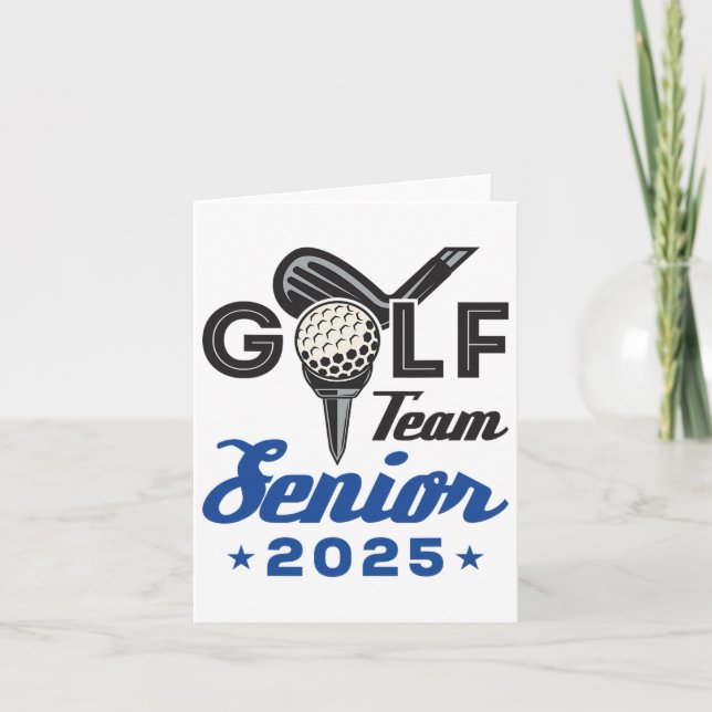 Golfteam Senior 2025 Abschluss Night Cl 2025 Karte (Vorderseite)