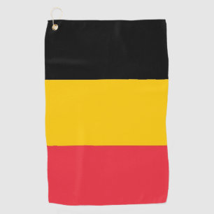 Golftücher mit Flagge Belgiens Golfhandtuch