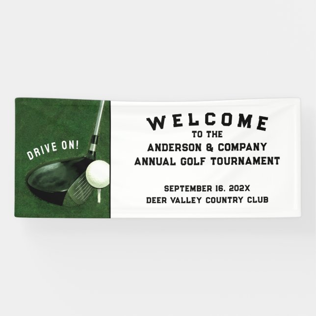 Golfturnier Banner (Horizontal)
