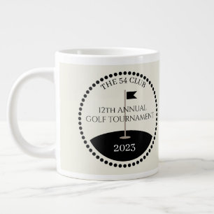 Golfturnier Clubname Jumbo-Tasse