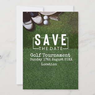 Golfturnier Save the Date auf Grün Einladung