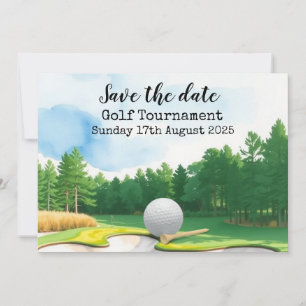 Golfturnier Save the Date Einladung