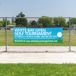 Golfturniergolfspiel Einfache grafische Veranstalt Banner
