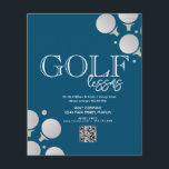 Golfunterricht Erwachsene Kinder Flyer<br><div class="desc">Flyer für Werbeveranstaltungen</div>