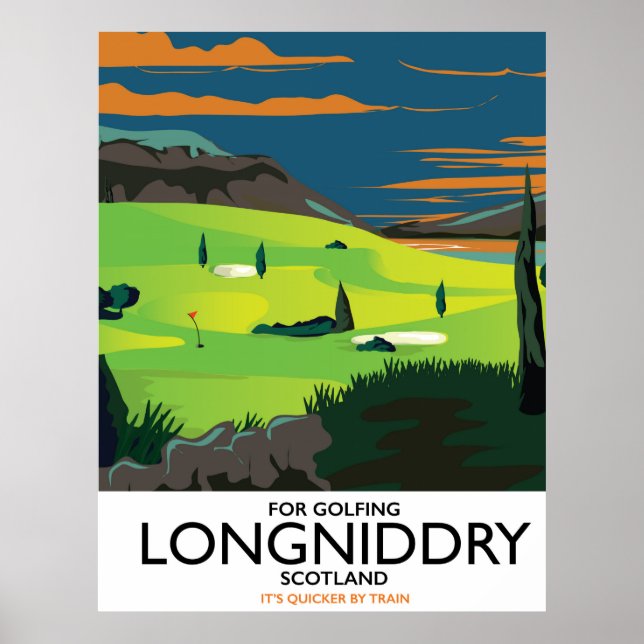 Golfurlaub in Schottland Poster (Vorne)