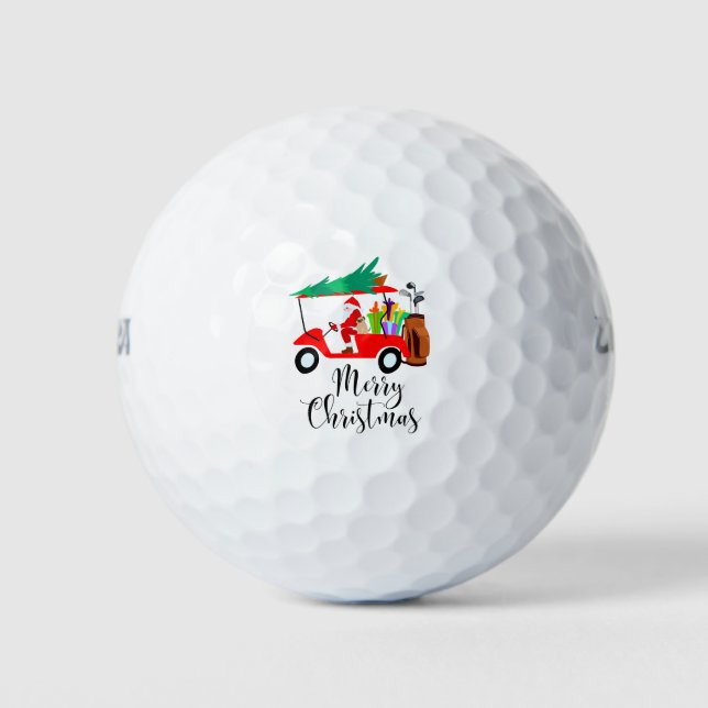 Golfurlaub Weihnachten Reiten Golf Golf Golf Golf  Golfball (Vorderseite)