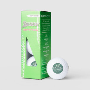 Golfwagen - Bester Golfer Vater Name Grüner Punkt Golfball