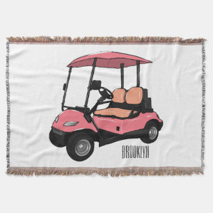 Golfwagen/Golf Buggy Cartoon Abbildung Decke