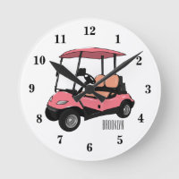 Golfwagen/Golf Buggy Cartoon Abbildung