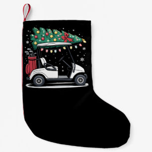 Golfwagen-Weihnachtsbaumlichter Xmas-Sport-Golfer Kleiner Weihnachtsstrumpf