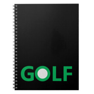 Golfzeichen Notizblock