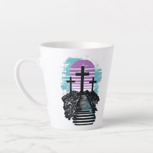 Golgatha Kalvarienberg es ist vollbracht Modern Ch Milchtasse