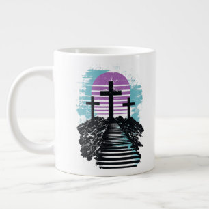 Golgatha Kalvarienberg es ist vollbracht Moderne c Jumbo-Tasse
