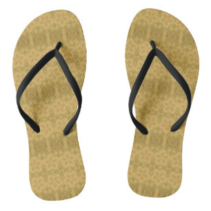 Golgelbe Sonnenstrahlen Sommer Flip Flops