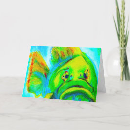 Goliath Grouper Card<Blank Inside> Ankündigung