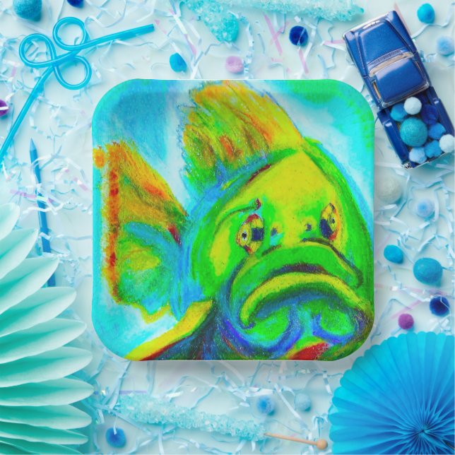 Goliath Grouper Square Paper Teller (Party)