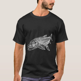 Goliath Tigerfisch Weißdruck T-Shirt