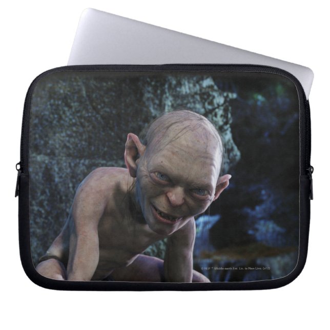 GOLLUM™ mit Lächeln Laptopschutzhülle (Vorderseite)