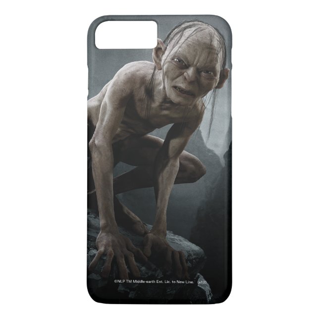 GOLLUM™ on a Rock Case-Mate iPhone Hülle (Rückseite)