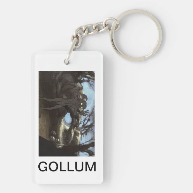 GOLLUM(TM) Acryl-Schlüsselanhänger Schlüsselanhänger (Rückseite)