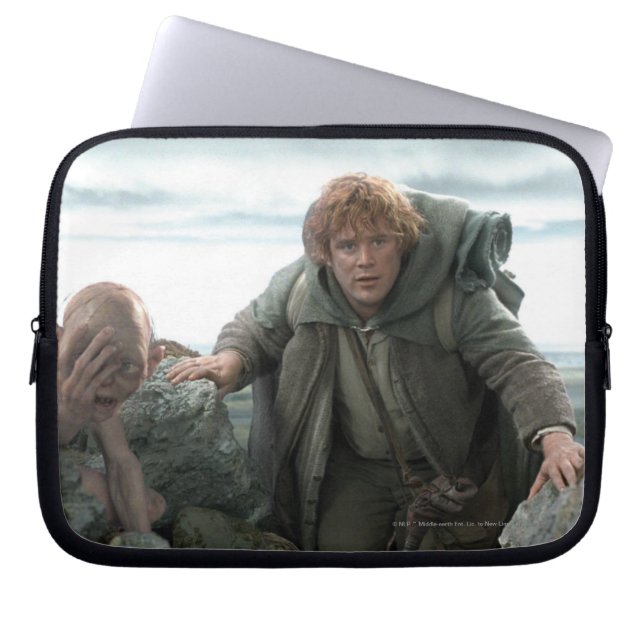 GOLLUM™ und Samwise Laptopschutzhülle (Vorderseite)