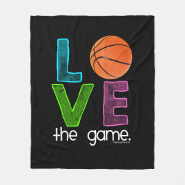 Golly Mädchen: Basketball - Liebe das Spiel Fleecedecke