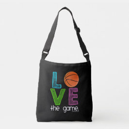 Golly Mädchen: Basketball - Liebe das Spiel Tragetaschen Mit Langen Trägern