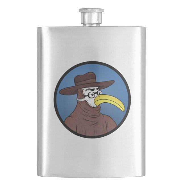 GomerBlog Flasche Flachmann (Vorderseite)