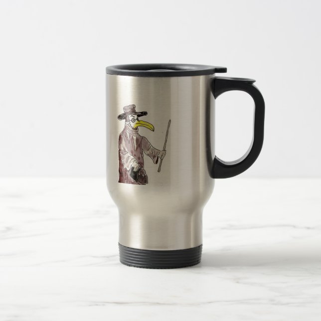 Gomerblog medizinische Satiren-Kaffeetasse Reisebecher (Rechts)