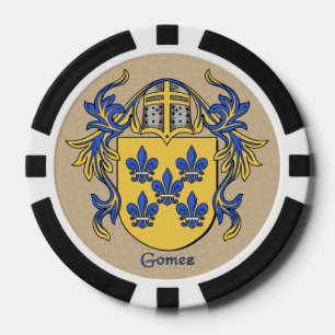 Gomez Heraldic Arms Pokerchips