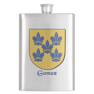 Gomez Heraldic Shield Flachmann