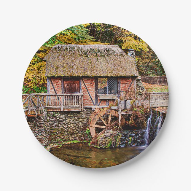 Gomez Mill Pappteller (Vorderseite)