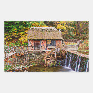 Gomez Mill Rechteckiger Aufkleber