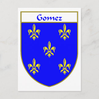 Gomez-Wappen/Familienwappen Postkarte