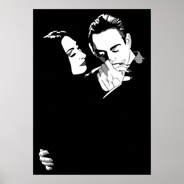 Gomez y Morticia Poster (Vorne)